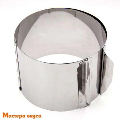 Форма раздвижная КОЛЬЦО, Н-15см, D~14-25см (нерж.сталь) ВЕНТСАР