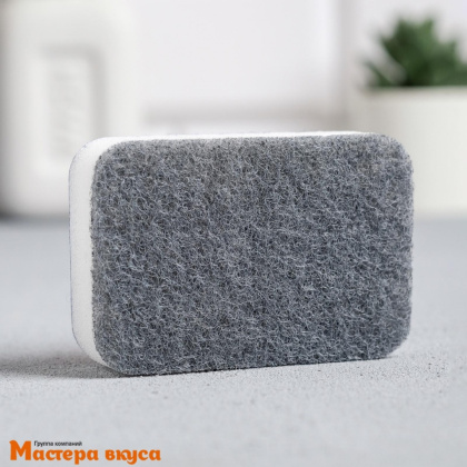 Губка для посуды "Депрессия, сковородка" 9*6 см