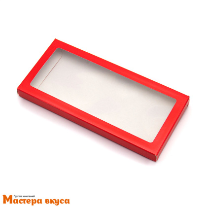 Упаковка для шоколадной плитки 171*80*14 мм (красная)