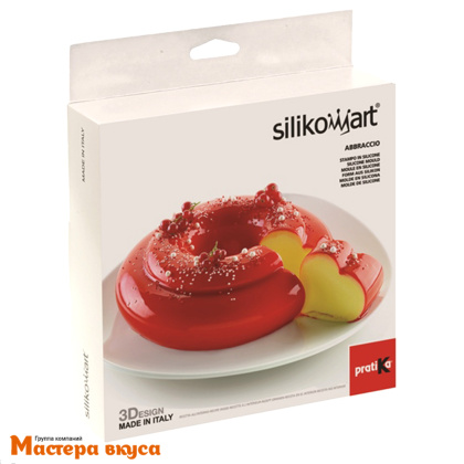 Форма силиконовая Silikomart ABBRACCIO Объятие серая, (Италия)