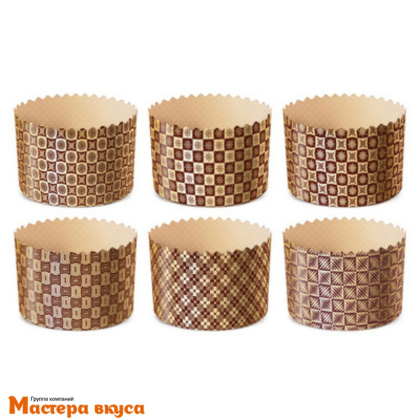 Форма бумажная для кулича (500-550г) d134*h100 мм НОВЫЙ СТАНДАРТ