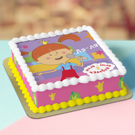 Фотопечать Жила-была Царевна, для торта, № 6