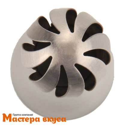 Насадка стальная СФЕРА №108 (Китайская роза), изогнутая прорезь