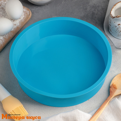 Форма силиконовая КРУГ, d24 h5 см 