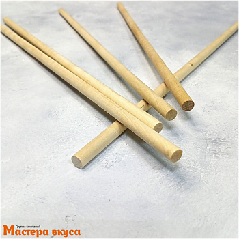 Набор палочек-дюбелей для укрепления уровней торта (деревянная ось), 30 см, d 0,8 см, 9 шт 