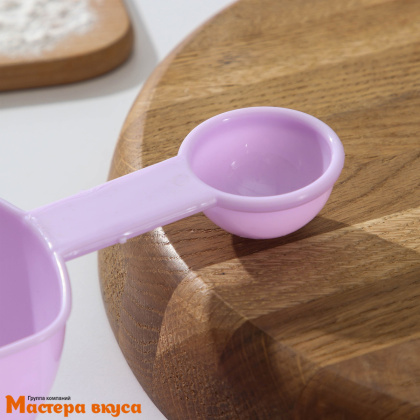 Мерные совочки-ложечки (сов. 80мл/ 120мл/ 250мл), (лож. 5мл/ 10мл/ 20мл), платик, набор 3 штуки 