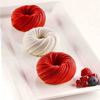 Форма силиконовая Silikomart INTRECCIO MINI Плетение мини серая, (Италия)