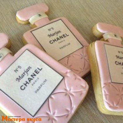 Вырубка пластик ДУХИ CHANEL, 9 см