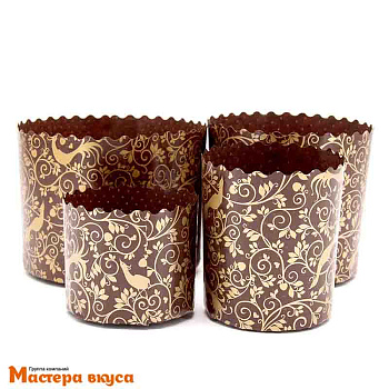 Форма бумажная для кулича (100г) d70*h60 мм РАЙСКИЙ САД