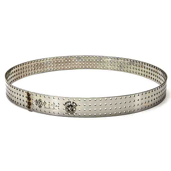 Форма-резак для выпечки перфорированное (термо-циркуляция) КОЛЬЦО  D-180, h20 (нерж.сталь) ВЕНТСАР