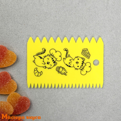 Шпатель-скребок пластиковый  в наборе 3 шт (11*8см/ 11*6см/ 10*7см), "Создаю праздник"