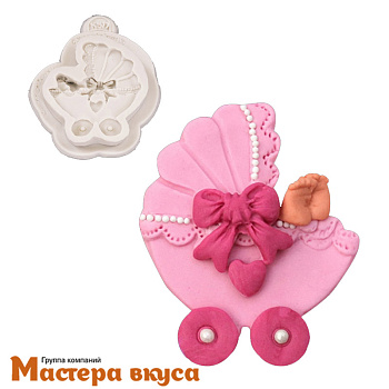 Молд силиконовый ДЕТСКАЯ КОЛЯСКА, 6*5 см