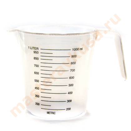 Мерный кувшин 1000 мл, полистирол