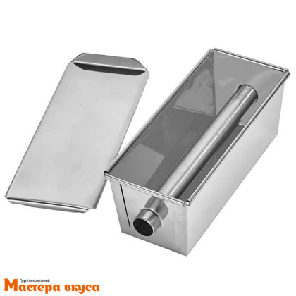 Форма для выпечки "Кекс" с отверстием для начинки с крышкой L 200мм h 60 мм, (нерж сталь) ВЕНТСАР