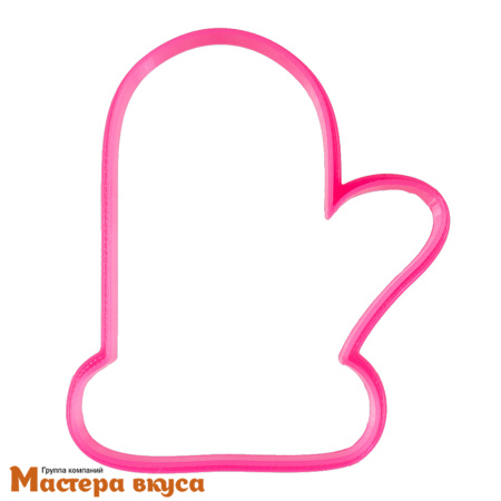 Вырубка пластик  ВАРЕЖКА,  8,5 см