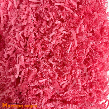 Бумажный наполнитель декоративный, РОЗОВЫЙ, 50 гр