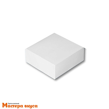 Короб для торта без окна 220*220*100 мм, белый