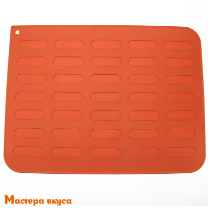 Коврик силиконовый с разметкой ЭКЛЕР 30*40 см, 35 контуров 18*60 мм, Martellato (Италия)
