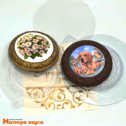 Форма для шоколада пластиковая МЕДАЛЬОН - КОМЕЯ 