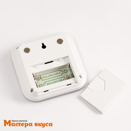 Таймер электронный на магните, сенсорное управление, 8,5*8,5*2 см