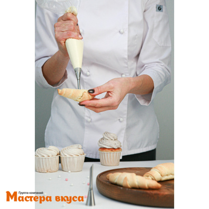 Насадка стальная для Заварного крема, d 10мм h 75мм (трубочка)