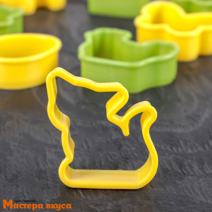 Набор вырубок пластик  ПАСХАЛЬНЫЙ ПРАЗДНИК, (набор 8 шт)