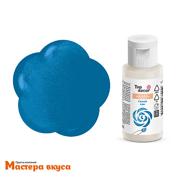 Лак-блеск декоративный Top decor, СИНИЙ перламутровый, 25гр