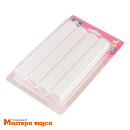 Набор палочек-дюбелей для укрепления уровней торта (пластиковая ось), 15 см, d2,5 см, 4 шт