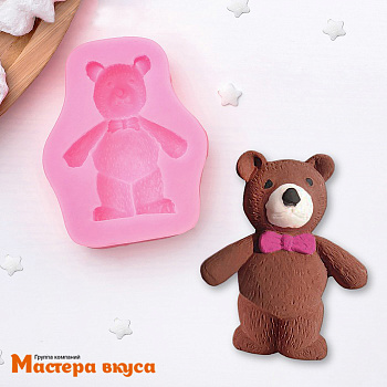 Молд силиконовый МИШКА, 8*6,5 см
