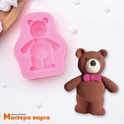 Молд силиконовый МИШКА, 8*6,5 см