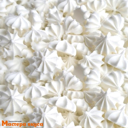 Сахарные украшения МЕРЕНГА (безе) мини, белые 50 гр