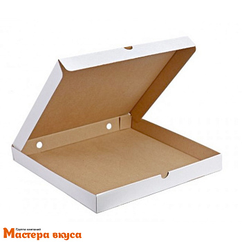 Коробка для пиццы без окна, 400*400*40 мм, белый