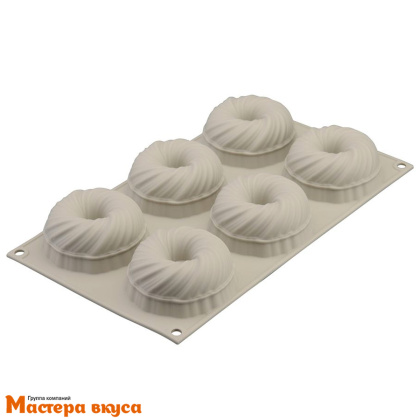 Форма силиконовая Silikomart INTRECCIO MINI Плетение мини серая, (Италия)