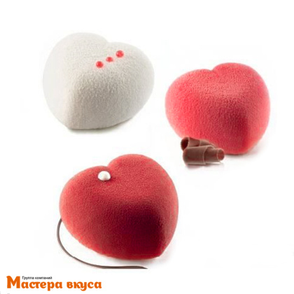 Форма силиконовая Silikomart AMORINI 100 MINI сердце мини, (Италия)