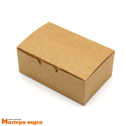 Упаковка на вынос OSQ TABOX 350 без окна, 115*75*45 мм (крафт), Fast Food Box