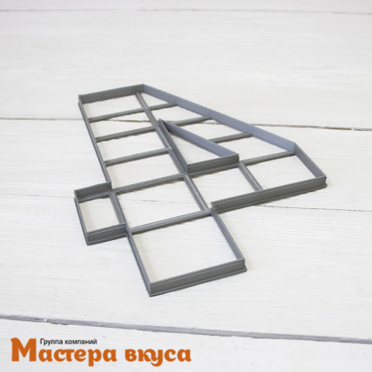 Вырубка пластик, для торта "Цифра 4", 25-26 см