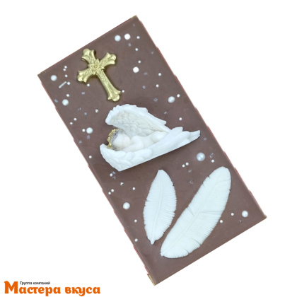 Молд силиконовый  3D АНГЕЛ СПИТ В КРЫЛЬЯХ, изд 6,3*h4,3 см (шоколад~20гр)