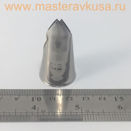 Насадка стальная ЛИСТИК, 14мм,  (BX1132) №112