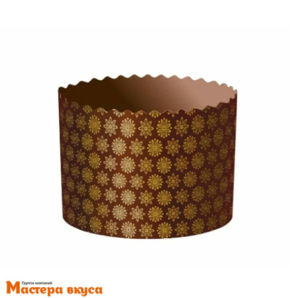 Форма бумажная для кулича (120-150г) d70*h85 мм СТАНДАРТ