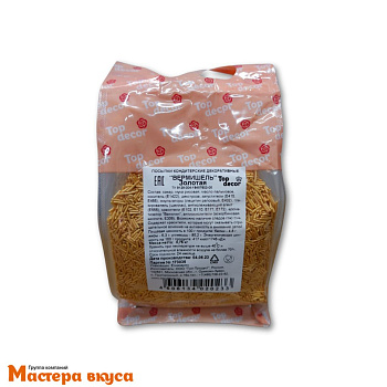 Посыпка Вермишель ЗОЛОТАЯ, упак 750 гр