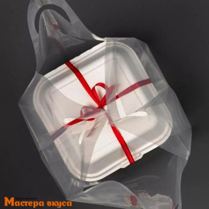Пакет для бенто-торта 190*320 мм, прозрачный 