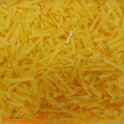 Посыпка глазурь Соломка ЛИМОН шоколадная, 100 гр 