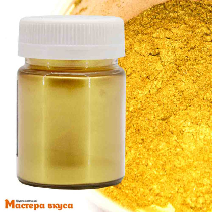 Пищевой блеск плотный Иран, СВЕТЛО-ЗОЛОТОЙ, 5 гр