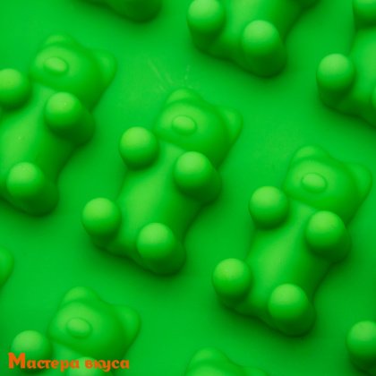 Форма для мармелада и шоколада силиконовая МИШКИ, (15 фигур) 18*2см