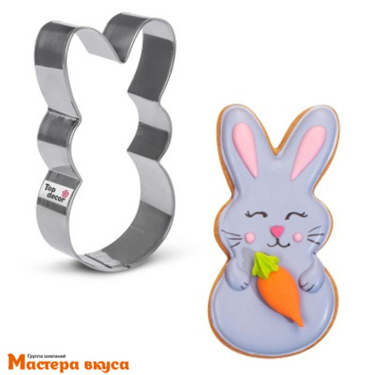 Вырубка металл ЗАЙЧИК, 5,4*10,5 см