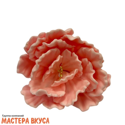 Сахарное украшение ПИОН микс, d ~7см 