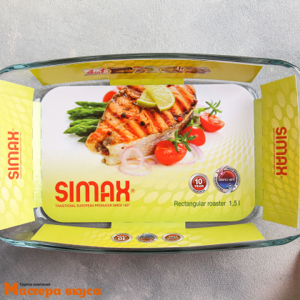 Форма для выпечки (жаропрочное стекло) прямоугольная, 31,5*17,5*5 см