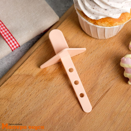 Форма для мороженого пластиковая (эскимо) ПРОХЛАДНОЕ УДОВОЛЬСТВИЕ, (4 ячейки) 14*7*9 см 