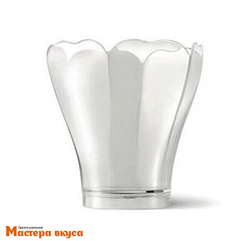 Креманка-стаканчик ЛИЛИ кристалл, 160 мл, D8см h8см (пластик), Martellato (Италия)