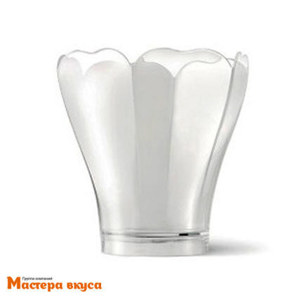 Креманка-стаканчик ЛИЛИ кристалл, 160 мл, D8см h8см (пластик), Martellato (Италия)